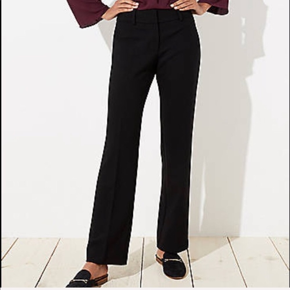 Loft — Plus Black Dress Up Pants